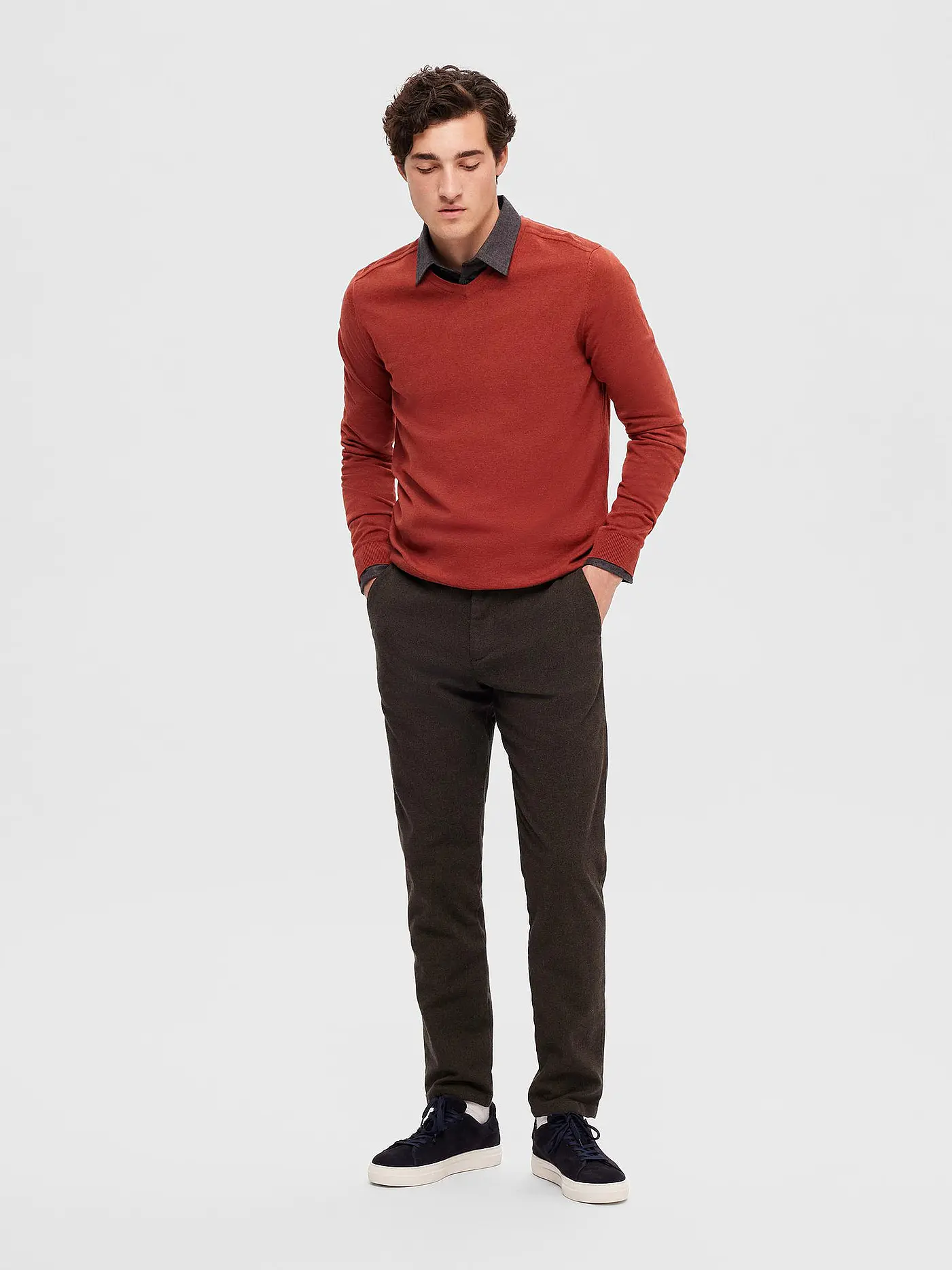 SELECTED | Pullover SLHBERG | braun